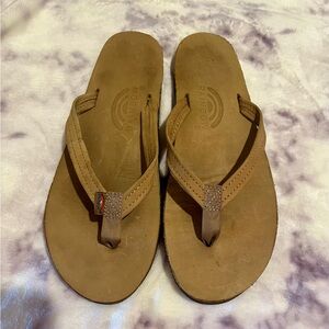 Rainbow Tan Leather Sandals
 Good Condition